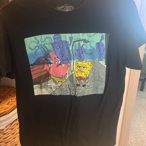 SpongeBob SquarePants Black T-Shirt